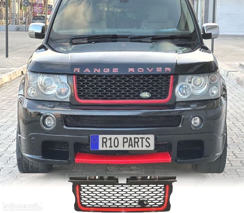 GRELHA FRONTAL AUTOBIOGRAPHY RED EDITION RANGE ROVER SPORT 05-09 - 1