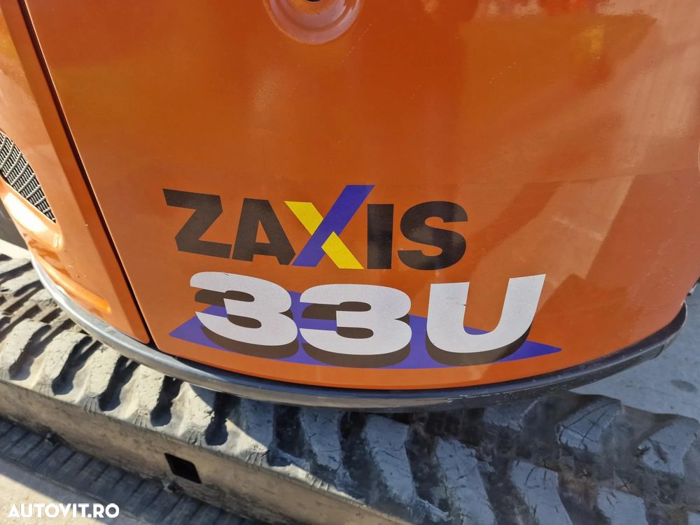 Hitachi ZX33U-6, Masa operationala 3,7t, 2023/10, 1.040h, CUPLA RAPIDA HIDRAULICA, cupa ingusta NOUA, cupa lata NOUA, capa taluz NOUA, inst picon, Aer cond, Antifurt, Lama nivelare, senile 80% ok, Ad sapare 3,5m, posibilitate leasing 4 ani-PROMOTIE 37.900EUR - 28
