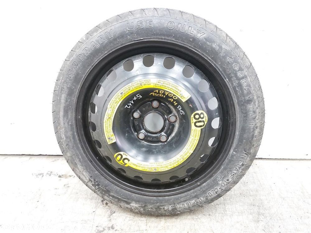 Koło dojazdowe DOJAZDOWKA Audi A4 B6 8E 17CALI 5X114,3 ET35 125/80/17R - 1