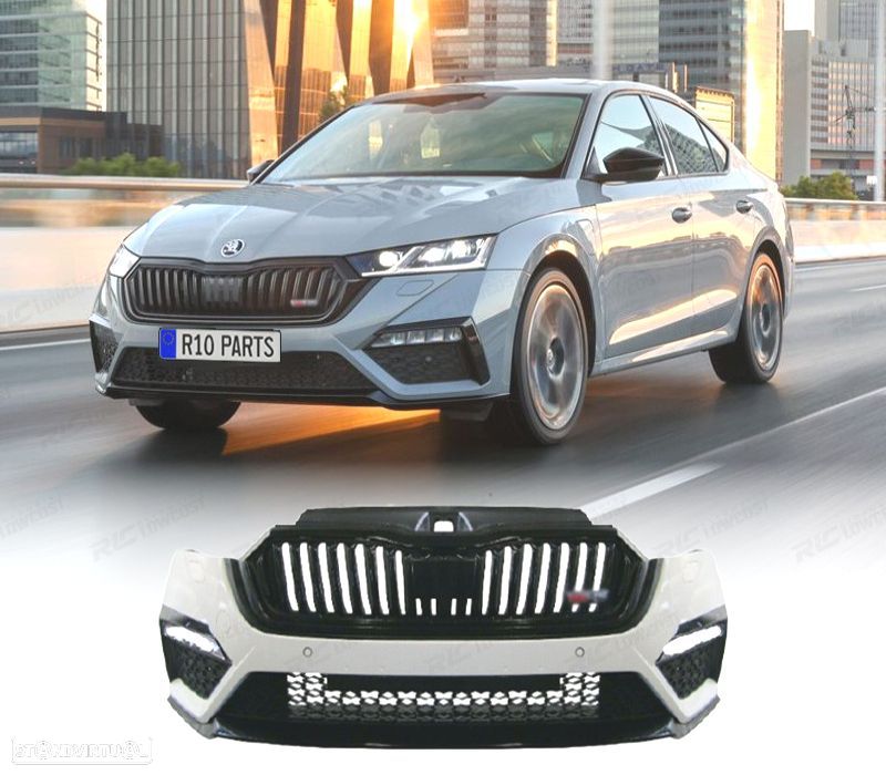 PARA-CHOQUES FRONTAL SKODA OCTAVIA 20- LOOK RS - 1