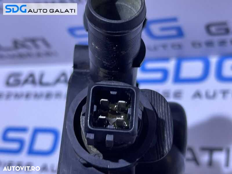 Corp Carcasa Termostat cu Senzor Temperatura Apa Nissan Primera 1.9 DCI 2002 - 2007 Cod 8200112054B[S0347] - 5
