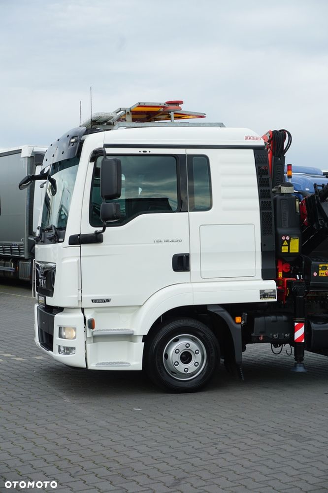 MAN TGL / 12.250 / SKRZYNIOWY + HDS / FASSI F 65 / PILOT - 32