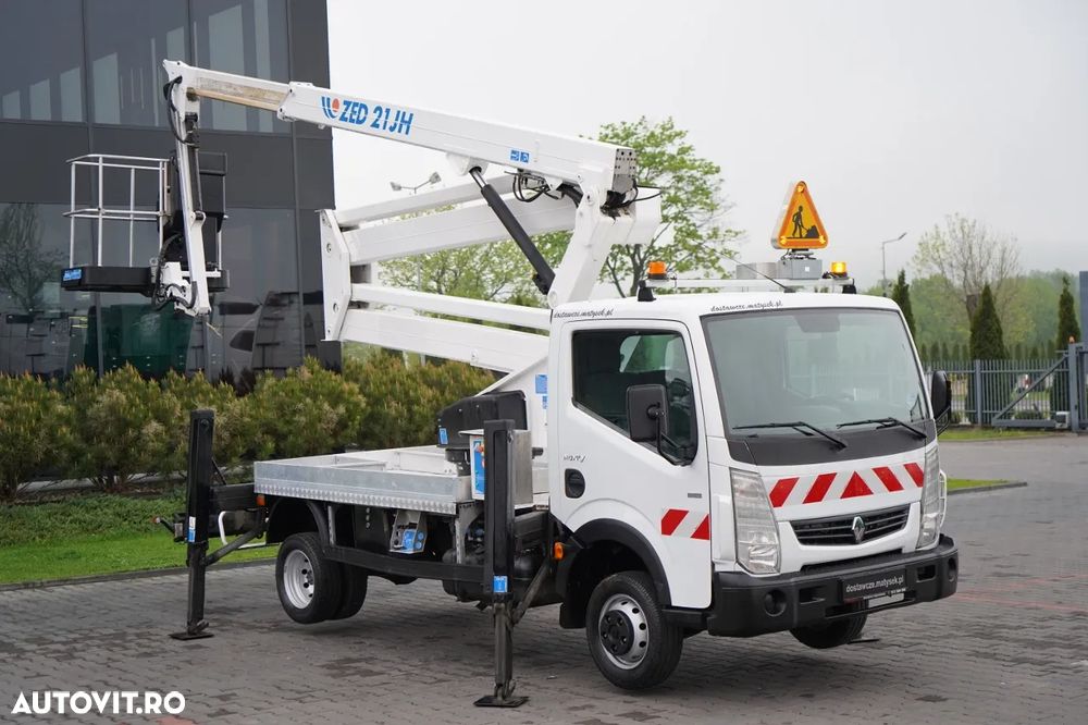 Renault MAXITY 120 DXI / ELEVATOR DE 21 DE METRI / ELEVATOR DE BASEBALL ZED 21JH / COȘ PENTRU 2 PERSOANE - 300 KG / - 3