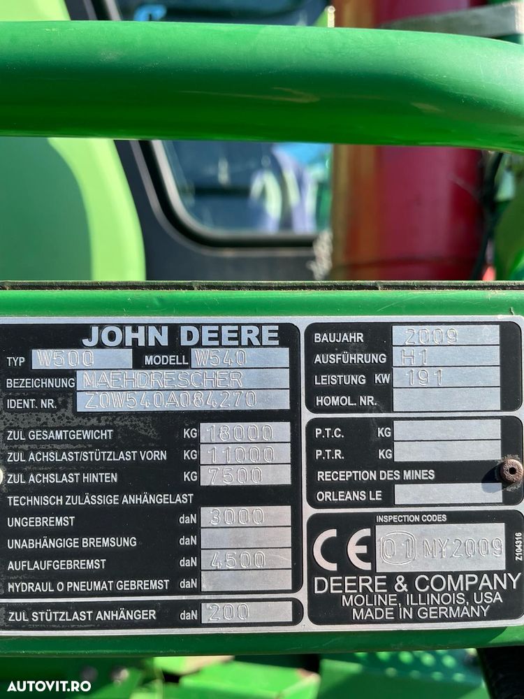 John Deere W540 - 8