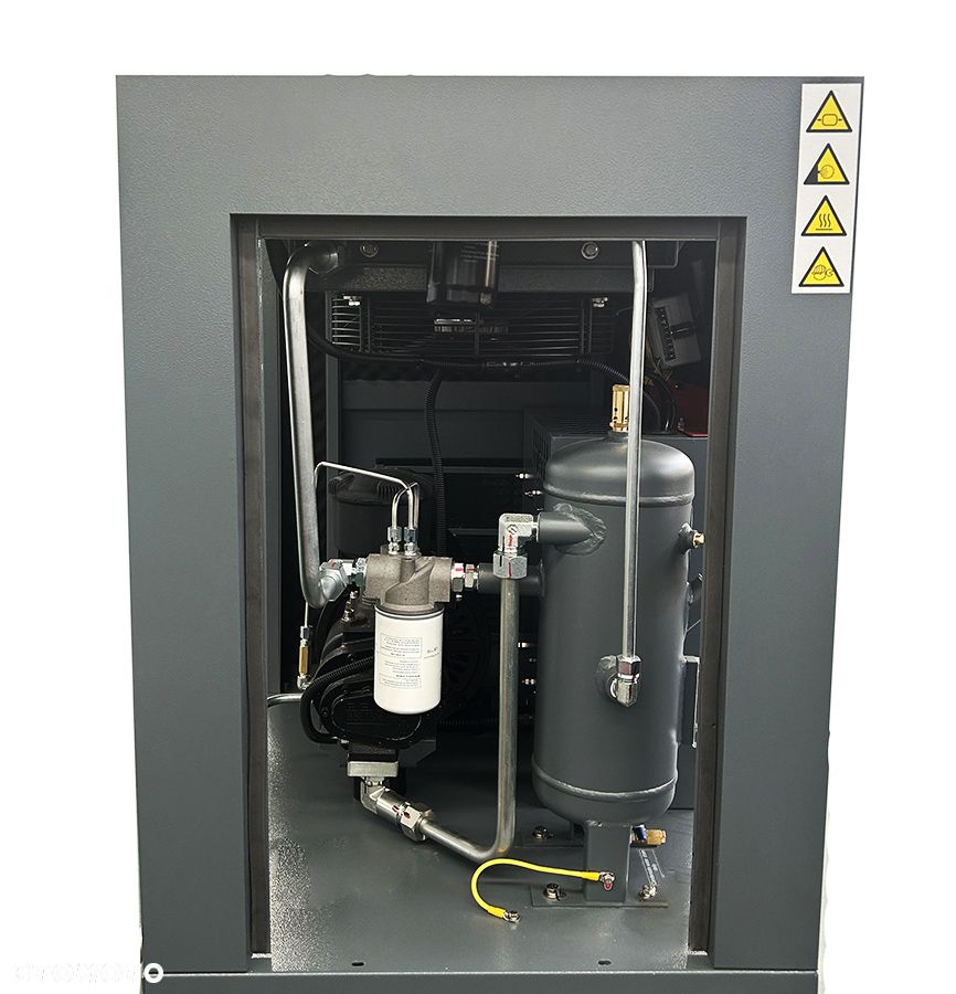 Kompresor Śrubowy 7,5KW 970L/min Zbiornik 500L Osuszacz Filtry Kupczyk - 10