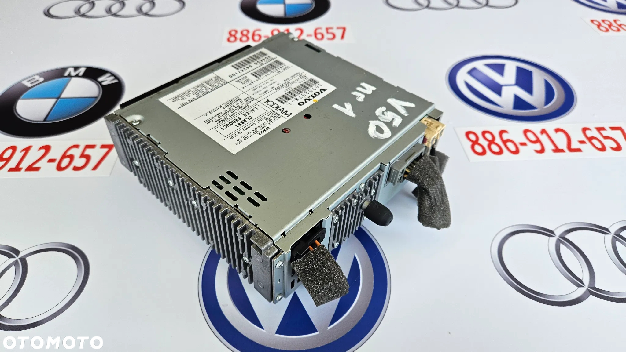 VOLVO V50 Radio Wzmacniacz Czytnik CD 30752578-1 - 4