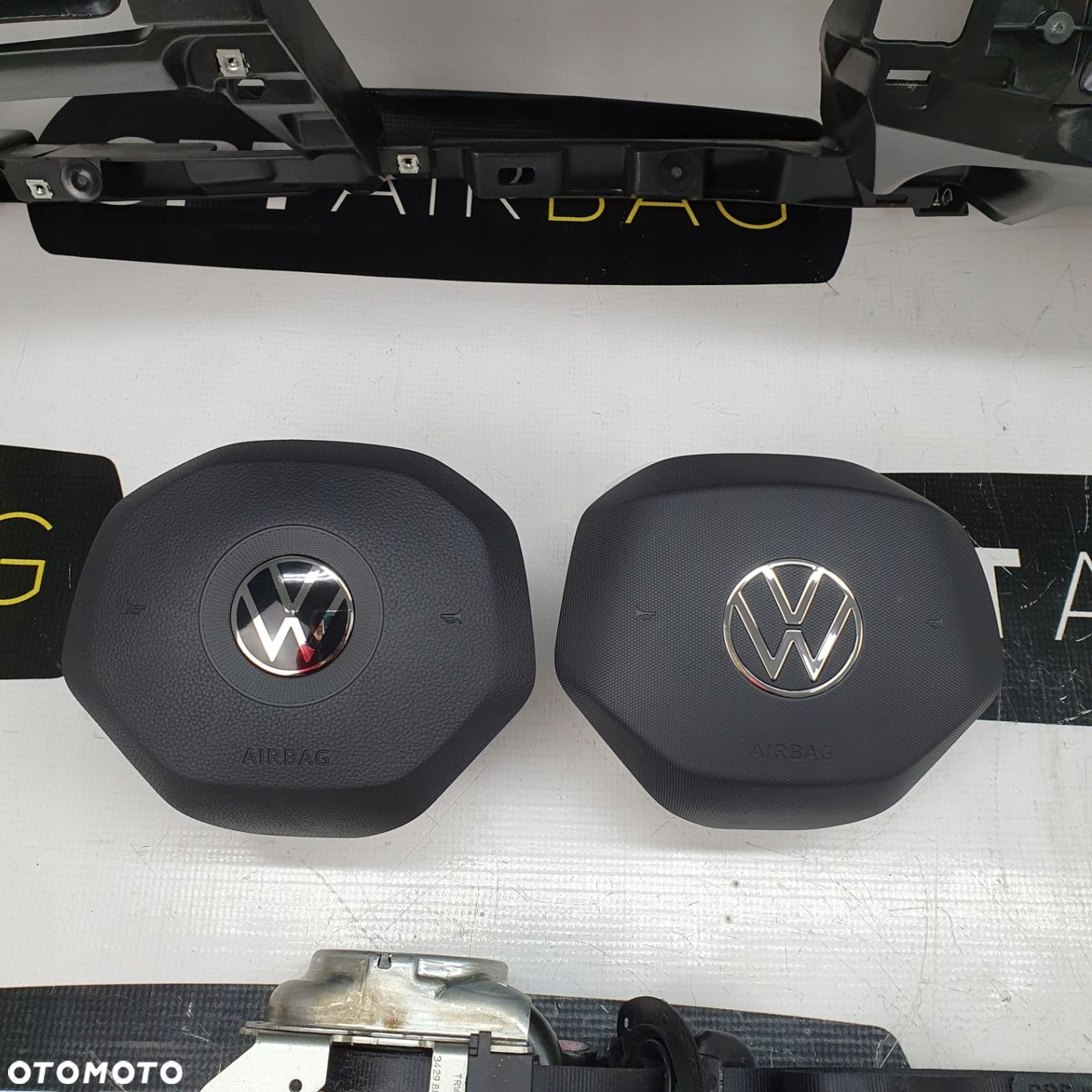 VW GOLF 8 VIII DESKA ROZDZIELCZA KONSOLA KOKPIT PULPIT PODUSZKI AIRBAG AIR BAG PASY KIT SET - 6