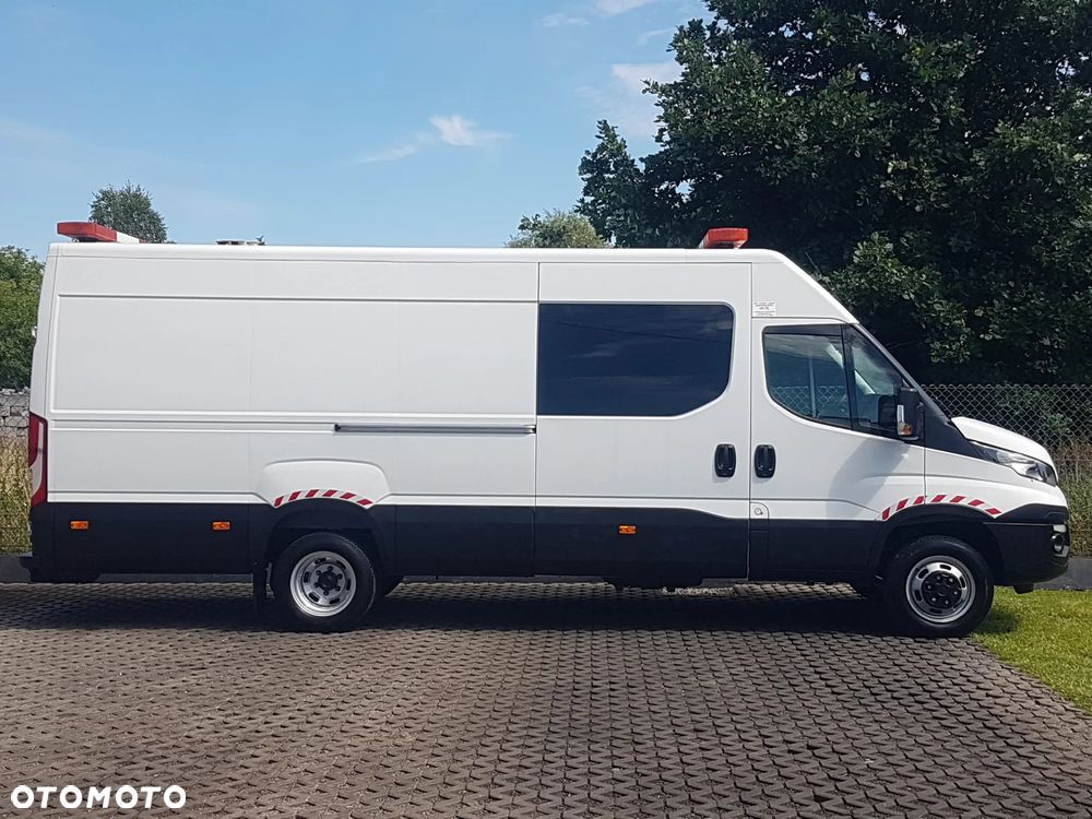 Iveco 50C15 DAILY 7-OSÓB BRYGADÓWKA BLIŹNIAKI MAXI DŁUGI WYSOKI KLIMA BLASZAK VAN FURGON HAK KRAJOWY - 12