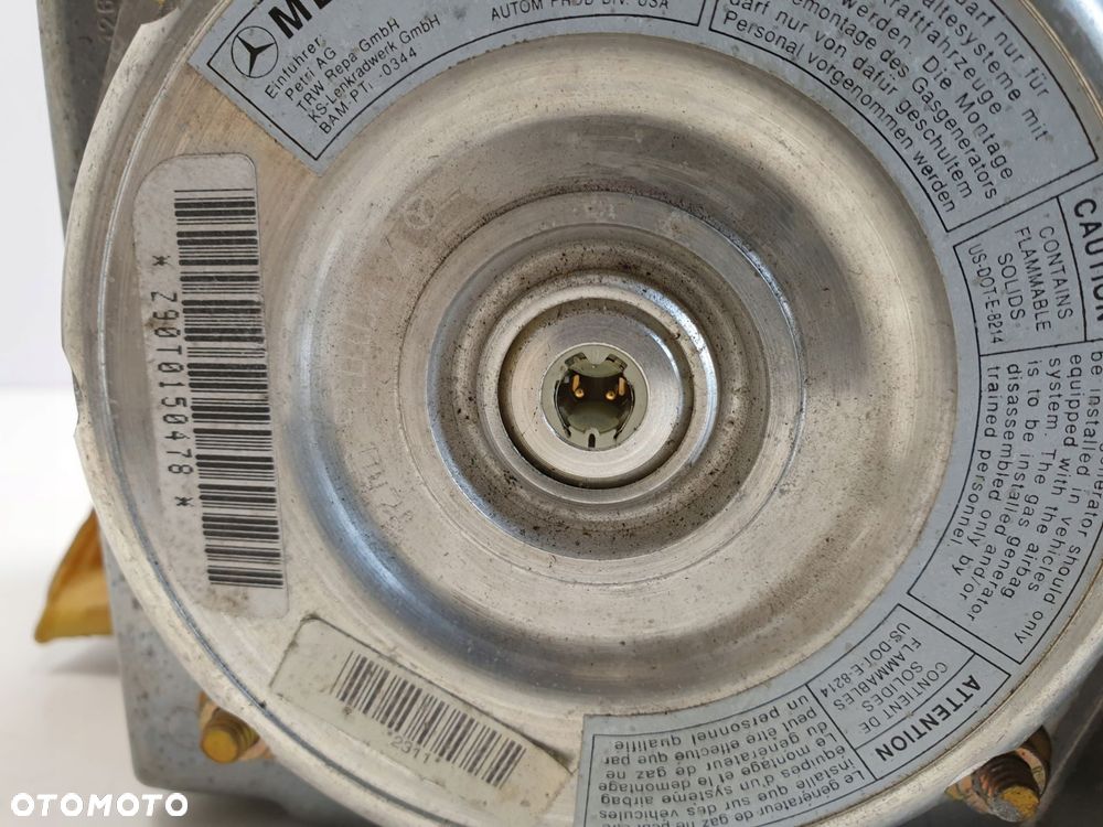 PODUSZKA POWIETRZNA PASAŻERA Mercedes W126 SEC Z90T015047B Z90T0150463 - 5