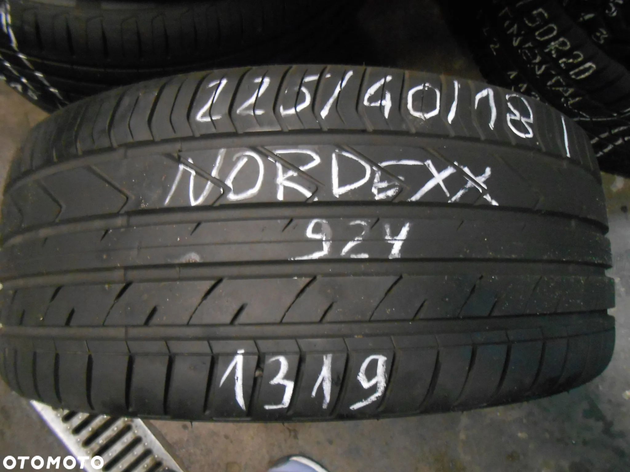 OPONA POJEDYNKA 225/40R18 NORDEXX NS9000 DOT 1319 7.9MM - 1