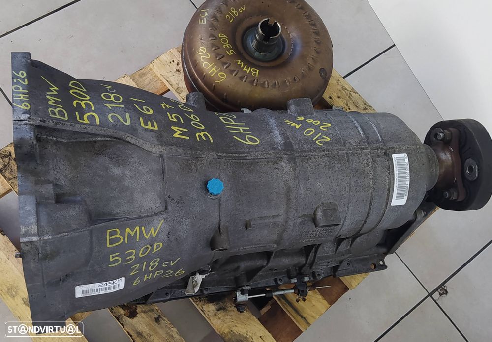 caixa automatica Bmw 6HP26 530D E60 / E61 M57 306D2 218cv ZF 6HP26 - 3