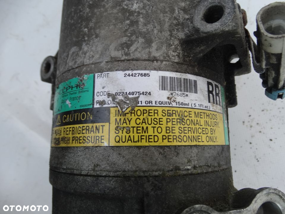 SPRĘŻARKA KLIMATYZACJI 1.0 CORSA D AGILA 24427685 F-VAT - 3