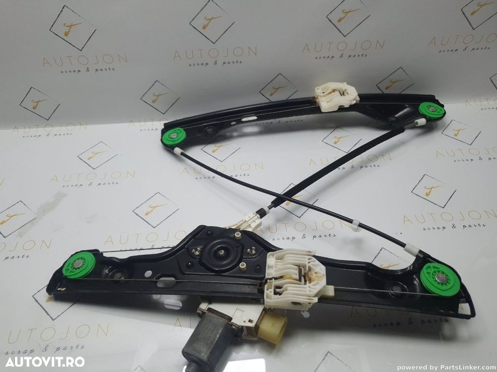 Macara geam dreapta fata BMW 3 V (E90) [ 2004 - 2012 ] 320 i (N46 B20..) 110KW|150HP OEM 7140588E - 2