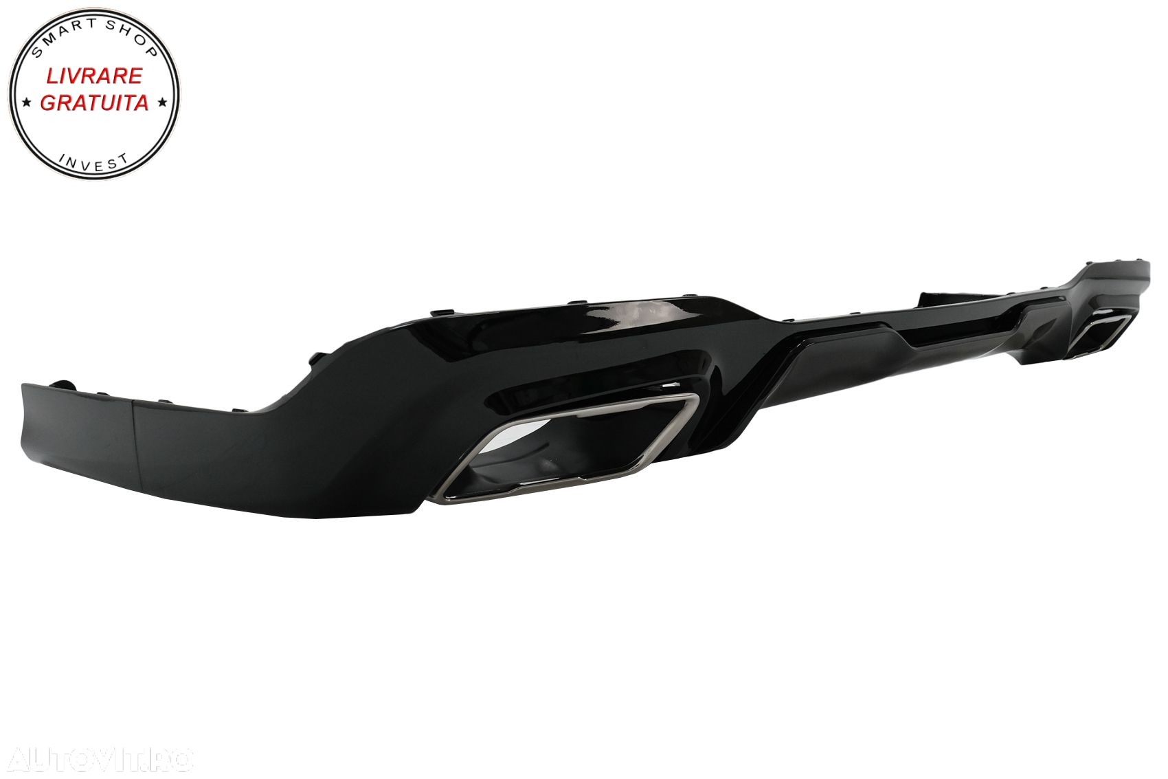 Difuzor Bara Spate cu Evacuare Dubla Crom BMW 2 Series F44 Gran Coupé (2020-up) M- livrare gratuita - 3