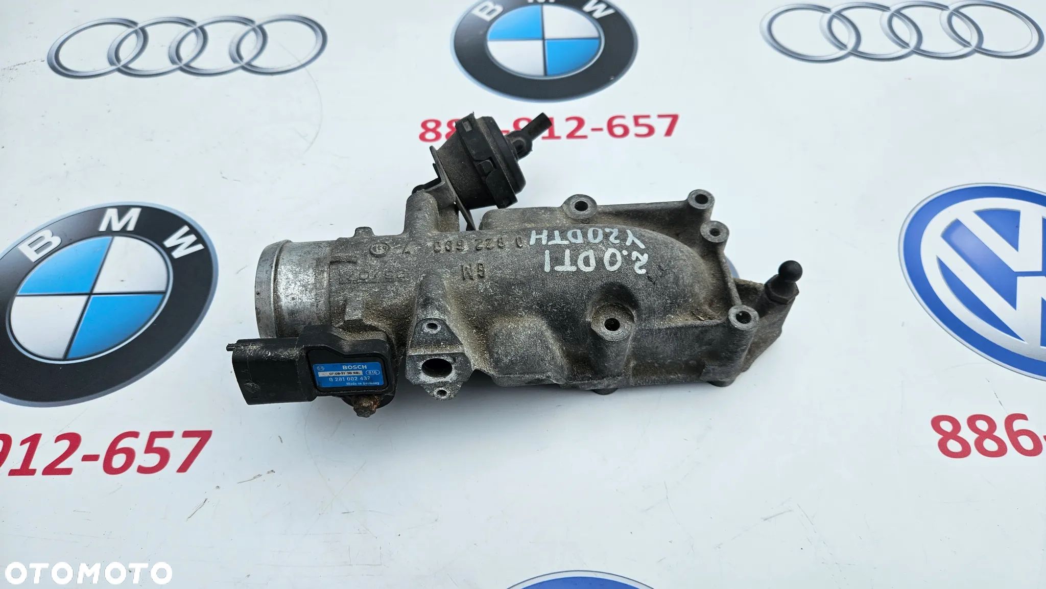 Opel Vectra C 2.0 DTI Y20DTH Czujnik ciśnienia MapSensor 0281002437 BOSCH - 1