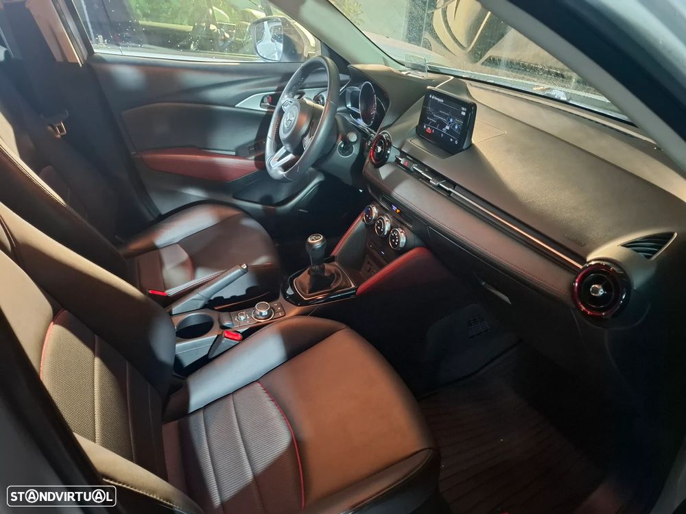 Mazda CX-3 1.5 Sky.Excellence HT Leather White Navi - 10