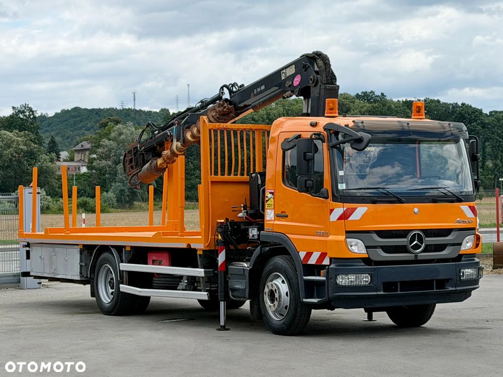 Mercedes-Benz ATEGO 1324 * SKRZYNIA 6,35 m + HIAB 144 B - DUO + WIERTNICA - 5