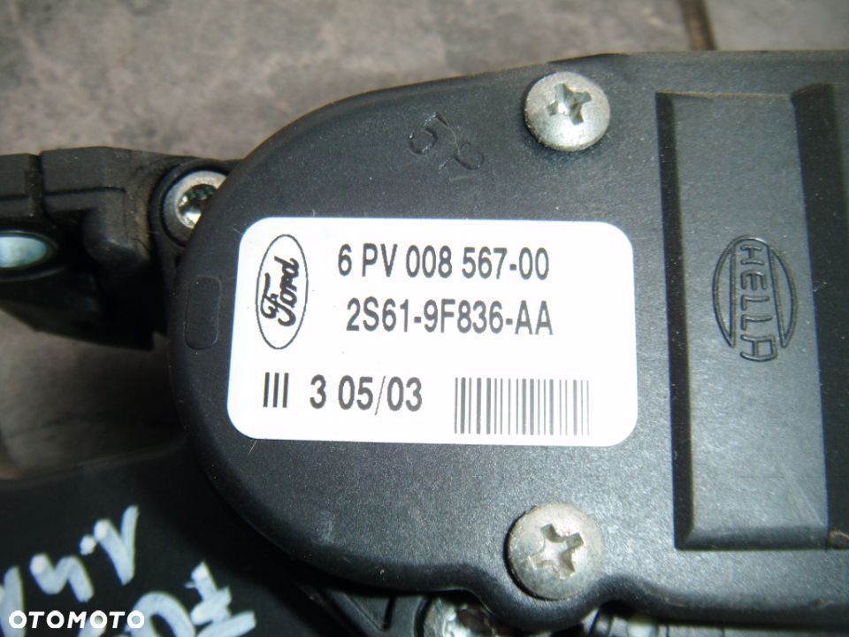 ford fusion  03r  1.4 16v potencjometr gazu 2s61-9f836-aa - 2
