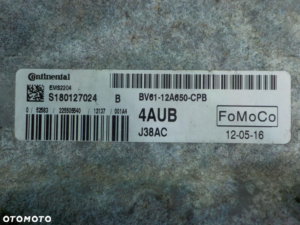 FORD C-MAX MK2 II 1.6 B 12r sterownik komputer silnika BV61-12A650-CPB - 7