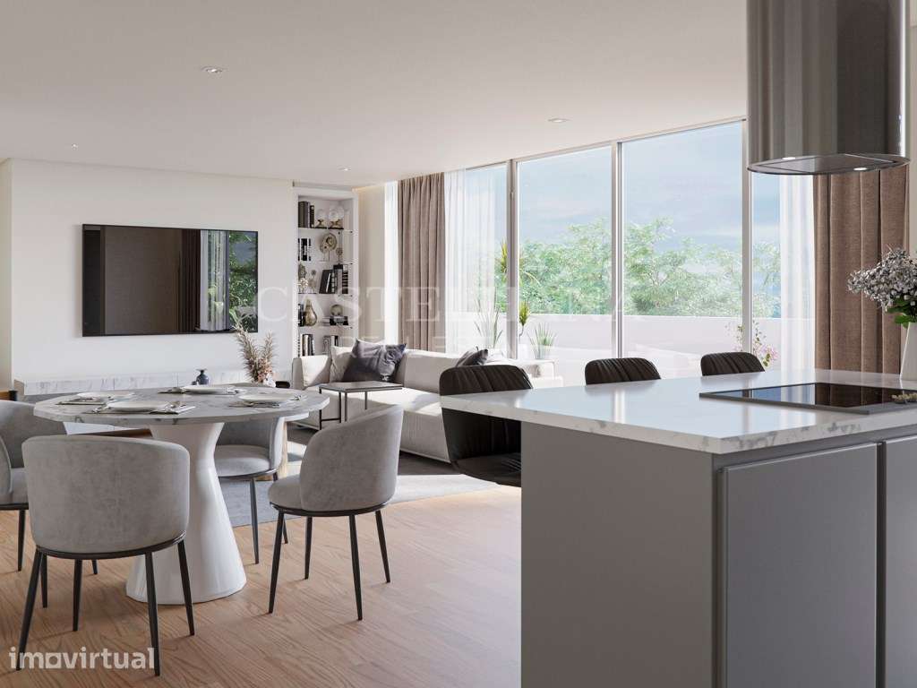 Apartamento T3 com varanda no mais recente condomínio no Porto - Grande imagem: 3/38
