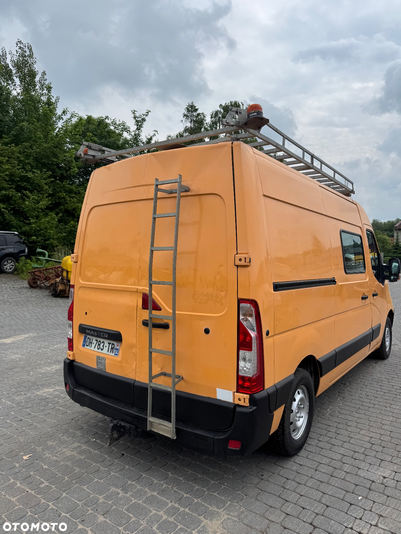 Renault Master Brygadówka 2014 r. Klima NAVI 7 Osobowy Bagażnik Dachowy Drabinka - 9