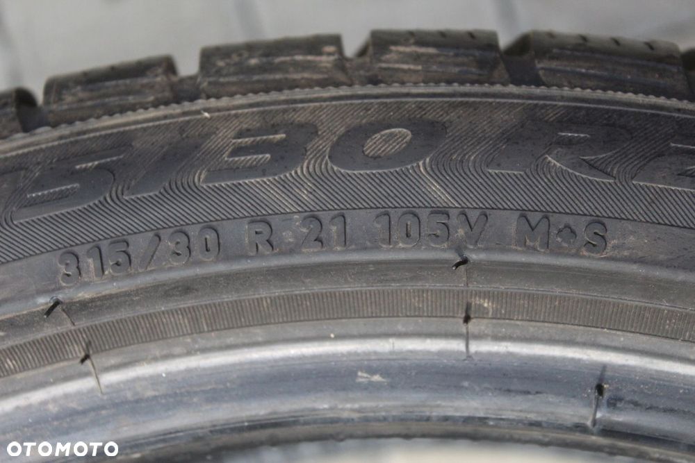 2x 315/30R21 PIRELLI WINTER SOTTOZERO 3 NO 105V 18r 7mm - 6