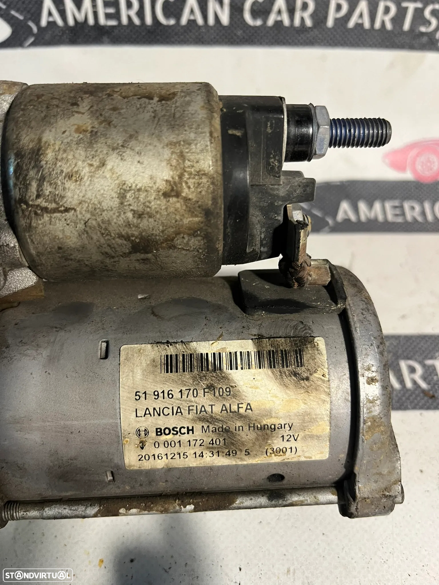 Motor de Arranque Fiat / Peugeot / Alfa Romeo / Opel 1.3 diesel, ano 2018 - 2