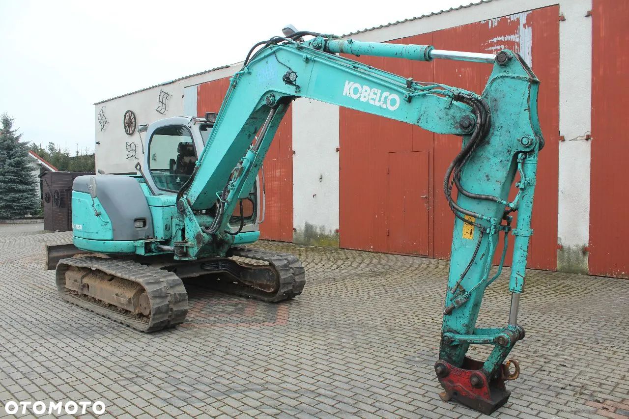 Kobelco SK 80 MSR 7700 kg GUMOWE GĄSIENICE 2 ŁYŻKI KLIMATYZACJA - 1