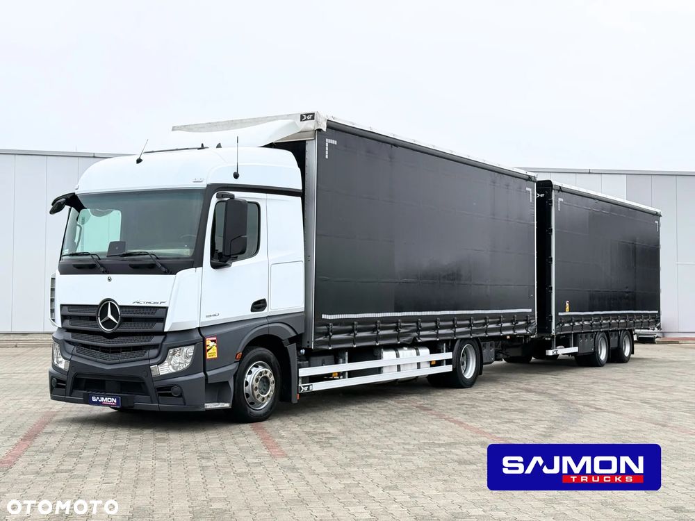 Mercedes-Benz ACTROS F 1840 / ZESTAW TANDEM 120 M3 / PRZEJAZDOWY /  7,75 M + 7,75 M / SALON PL - 2
