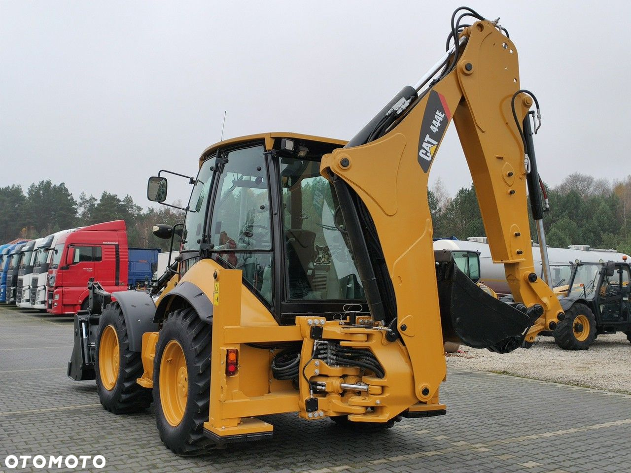 Caterpillar 444E Premier Sterowanie na Joystickach FULL OPCJA - 22