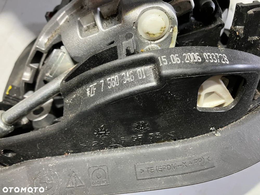 LEWAREK ZMIANY BIEGÓW AUTOMAT BMW E60 E61 DREWNO SKÓRA GAŁKA WYBIERAK - 7