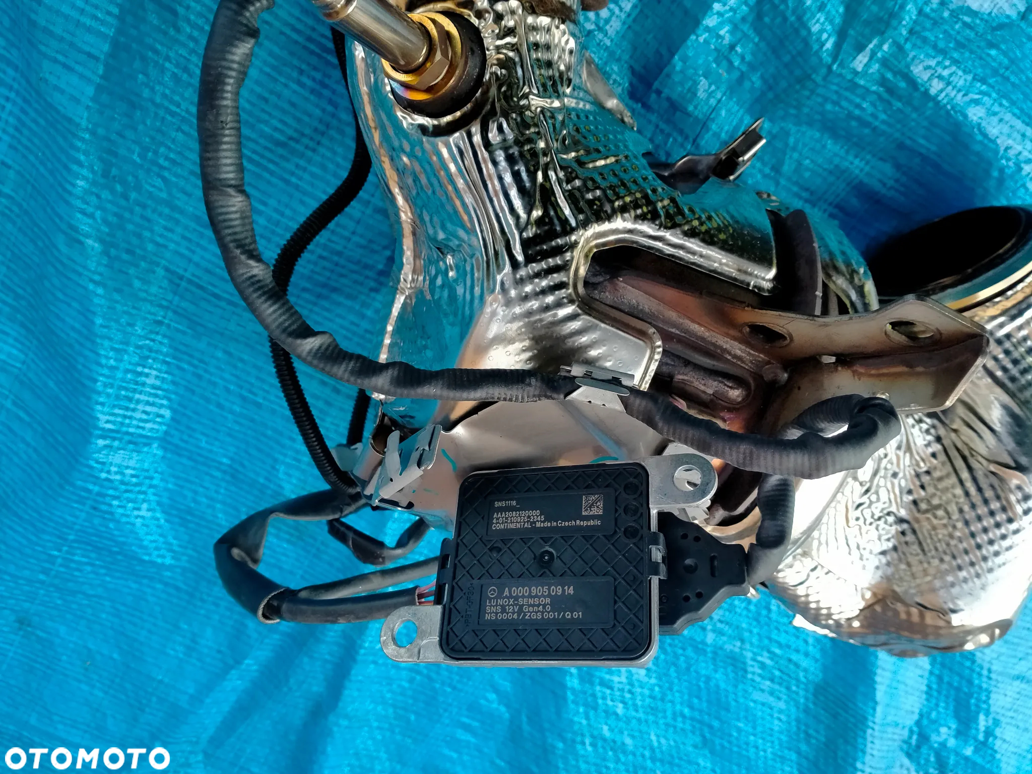 MERCEDES E W213 / A6541408302 / DPF FAP ADBlue Filtr Cząstek Stałych Katalizator / NOX A0009050914 / CZUJNIK TEMPERATURY / ORYGINAŁ - 8