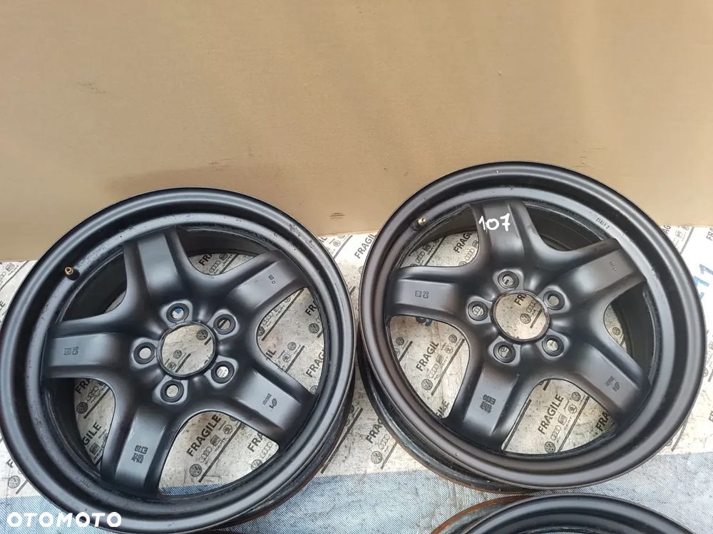 FELGI STALOWE STRUKTURALNE KOŁPAKI OPEL  5x110 6,5JX16 ET39 ASTRA H MERIWA B ZAFIRA B VECTRA C - 6