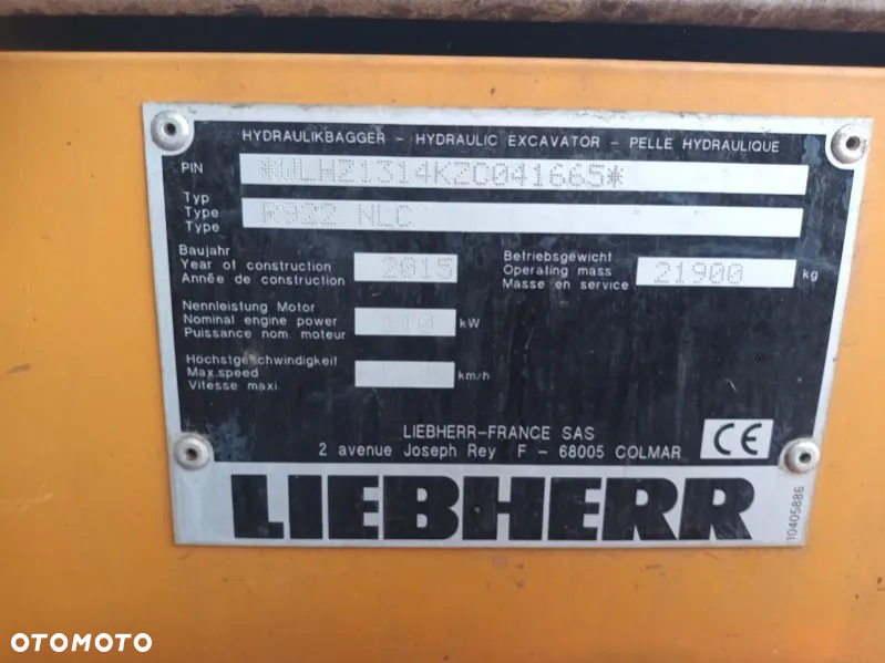 Liebherr R922NLC - 5
