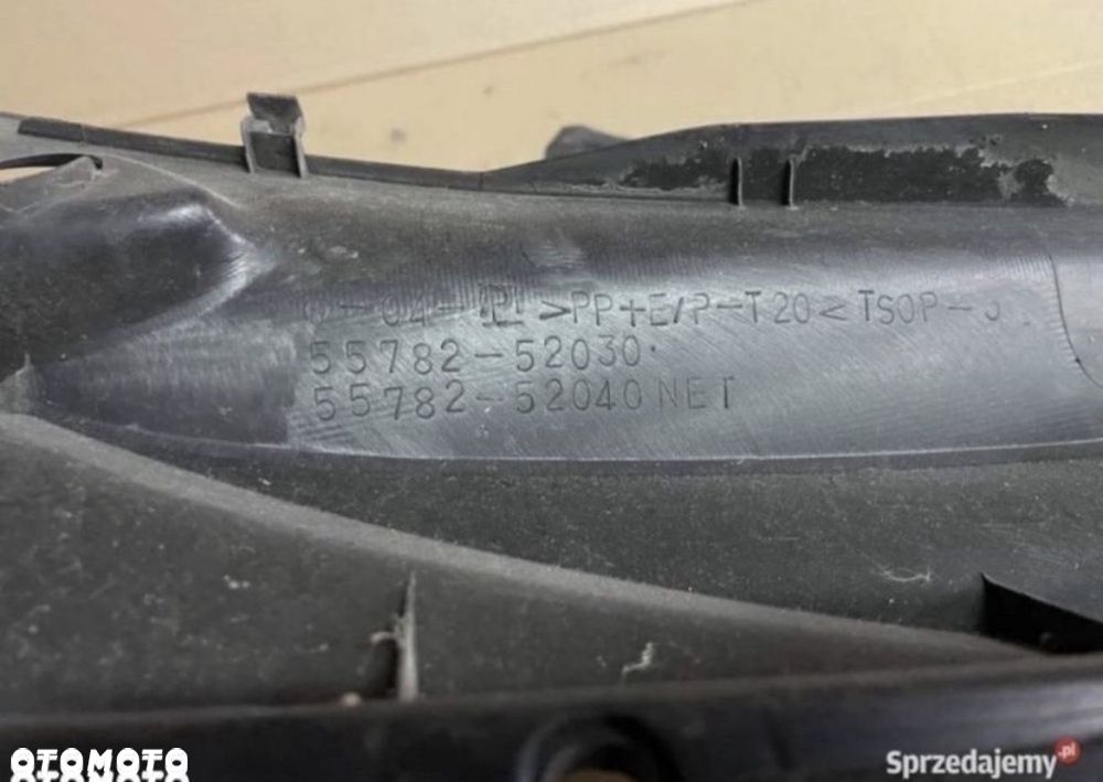 55782-52030 Podszybie plastikowe Toyota yaris 1 I - 3