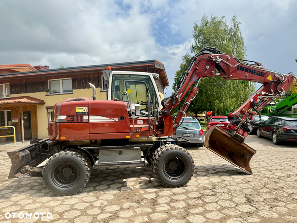 Liebherr koparka kołowa A311 + głowica ROTOTILT, dzielony pług , 13 ton