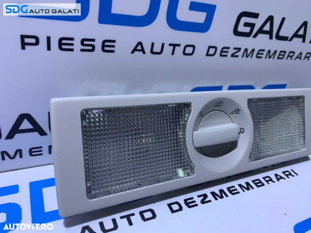 Plafoniera Lumini Lampa Iluminare Habitaclu Spate Pasager Seat Toledo 3 2005 - 2009 Cod 6Q0947291A - 5