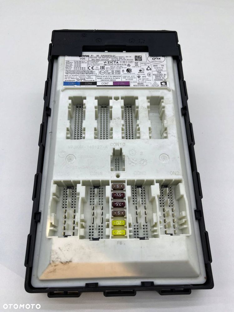 BMW 5 G30 G31 MODUŁ STEROWNIK FEM BDC 5A53372 - 1