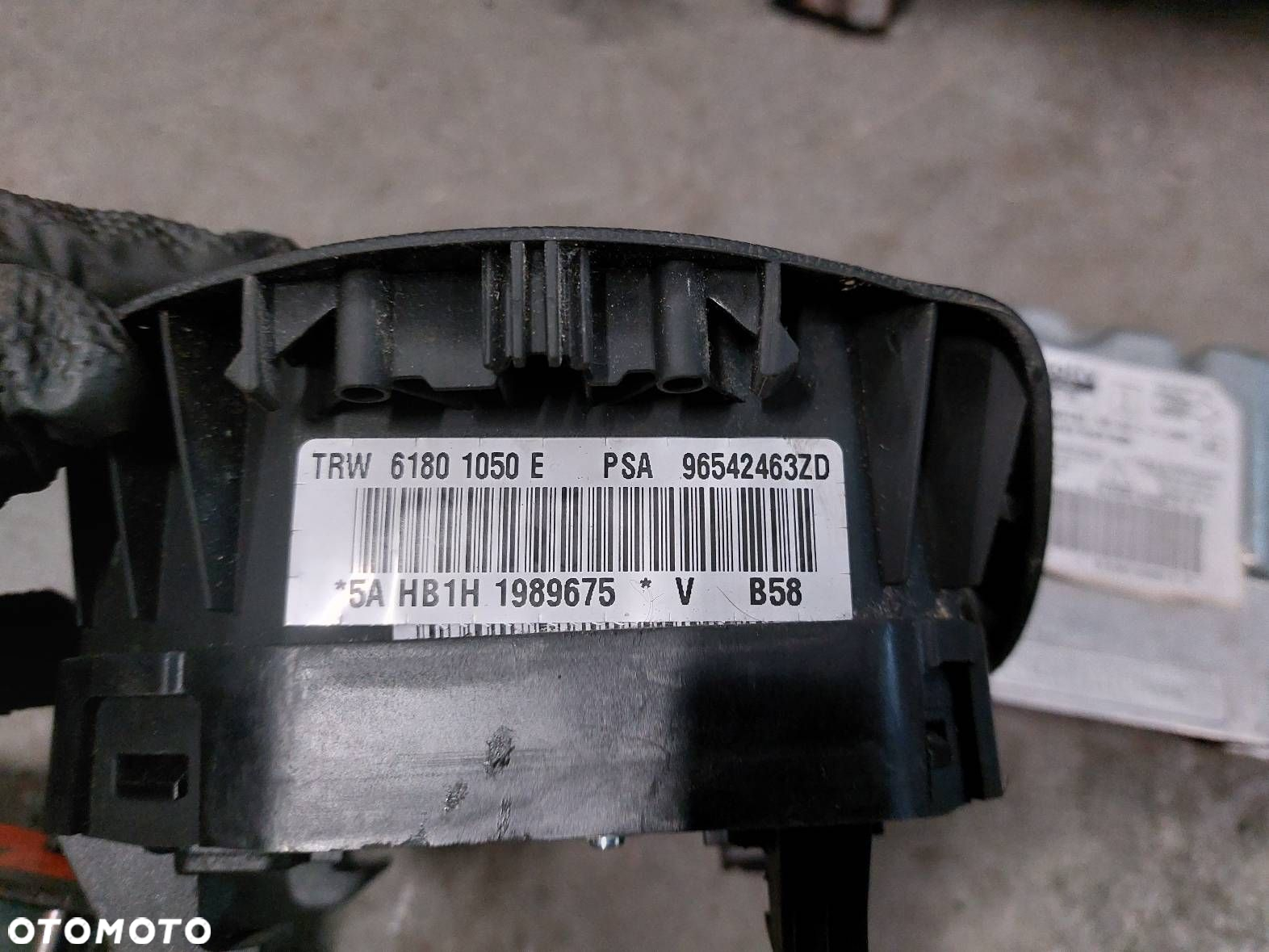ZESTAW AIRBAG POSTRZAŁOWY CITROEN C4 PICASSO I 9655968780 96542463ZD - 3