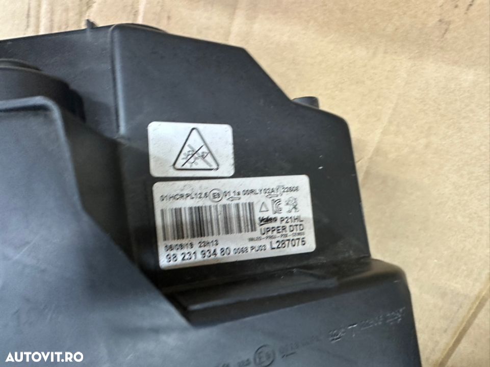 Far complet full led PEUGEOT 208 an 2021 cod L287074 si L287075 - 5
