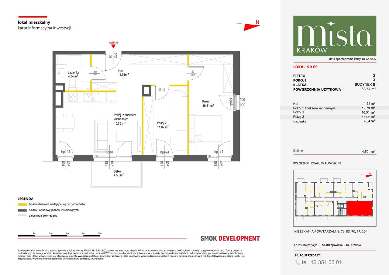 3-pokojowe mieszkanie 63m2 + balkon Bez Prowizji - Pełny obrazek: 2/14