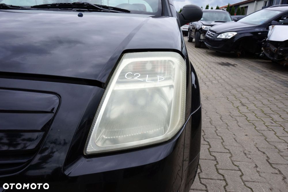 MASKA ZDERZAK BŁOTNIKI LAMPY C2 PH1 EXYB  CITROEN 2003-2005 CZARNY PRZÓD KOMPLETNY - 14