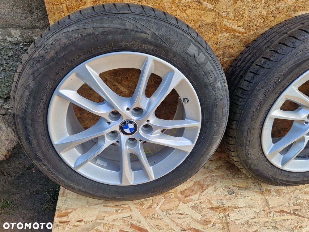 BMW 2 FELGI ALUMINIOWE 16' 5X112 ET47 OPONY 205/60R16 8431/2013 6MM - 15