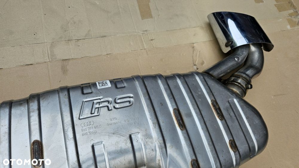 AUDI RS3 8V0 TŁUMIK KOŃCOWY 8V0253611D  8V0253611 D kompletny - 15