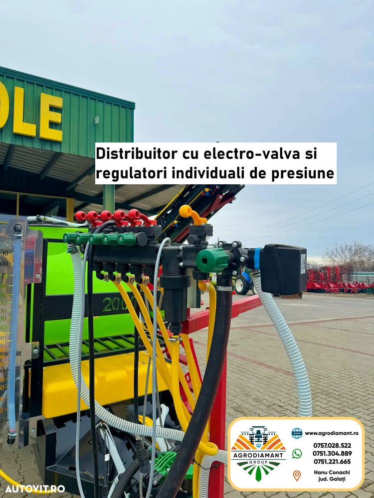 Alta Instalatie de erbicidat tractata full hidraulica DEMAROL CYCLON 2000L - 7