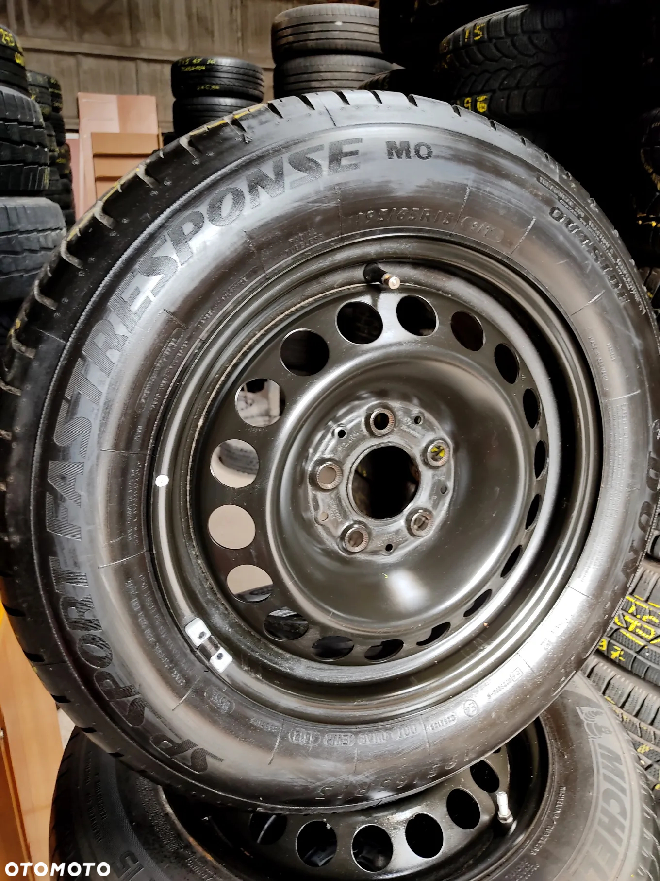 195/65R15 Opony Letnie Lato DUNLOP SP SPORT FASTRESPONSE MO 5x112 Felgi Stalowe STAL 15 Koła Mercedes A W176 B W246 CLA C117 KLASA W169 W245 195/65 5-6mm - 11