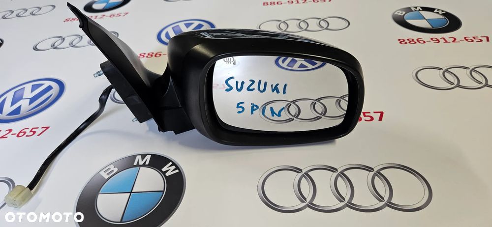 SUZUKI SWIFT III MK6 2005-2010 Lusterko Zewnętrzne prawe Lusterko pasażera 5 PIN ZCD - 3