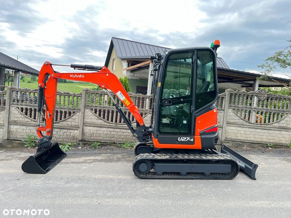 Kubota U27-4 * MiniKoparka Kubota U27 * Zerowy Obrys * 3 Tony * Stan Bardzo Dobry * - 3