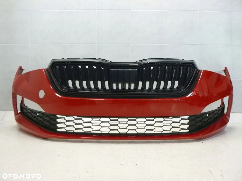 SKODA SCALA ZDERZAK PRZÓD PRZEDNI GRILL ATRAPA CHŁODNICY POD RADAR ORYGINAŁ - 14