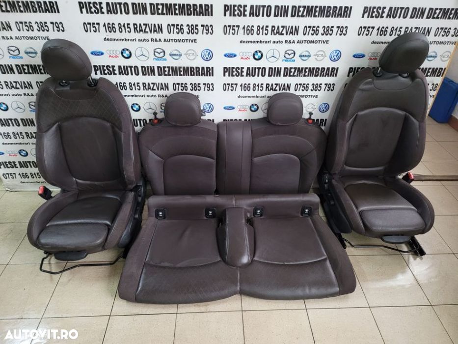 Interior Scaune Tapiterie Mini Cooper S One S F54 F55 F56 F57 Model 2 Usi Rabatabile Piele Alcantar - 1